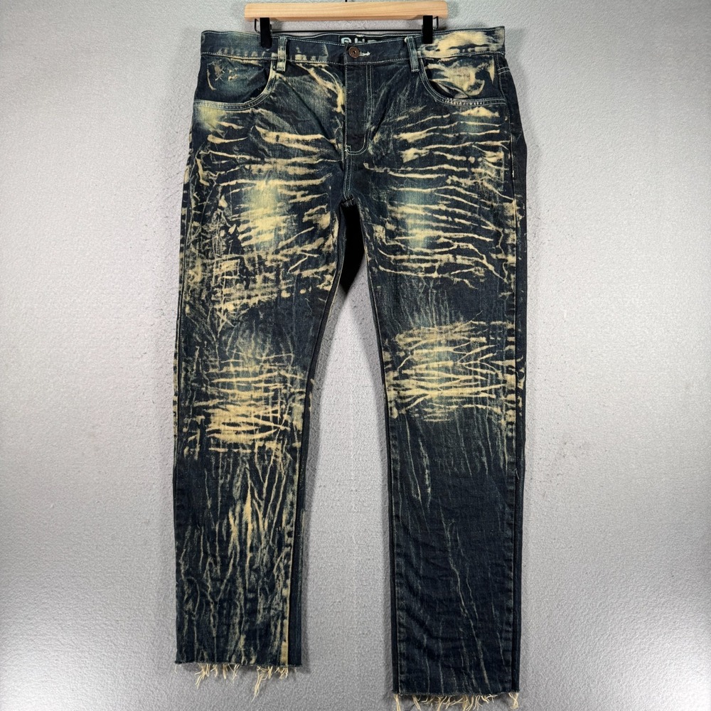 Another Hype Piece Jeans Mens 32 Blue Darkwash‎ Denim Heavyweight Streetwear